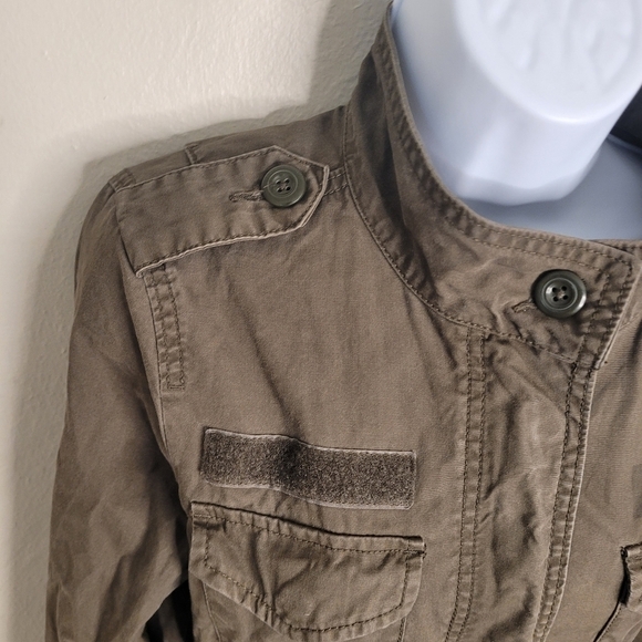 Old Navy Green Full Zip Jacket Women's Small Vintage 1994 - Picture 6 of 16